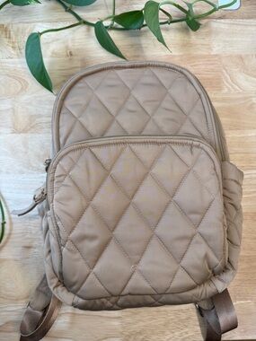 Vera Bradley Small Banbury Backpack Performance Twill- Tiger's Eye